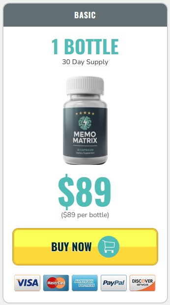 Memo Matrix 1  Bottle Price