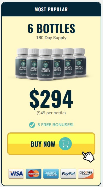 Memo Matrix 6 Bottle Price